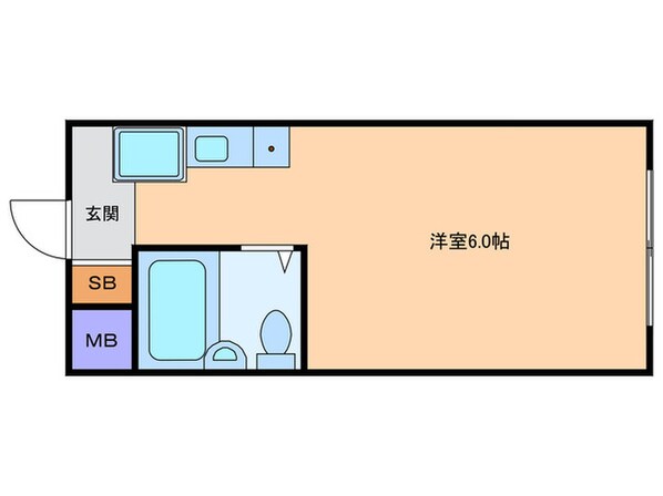 コーポ三矢の物件間取画像